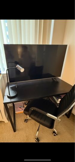 TCL 43” Smart TV + Desk + Office Chair Bundle