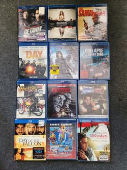 UN-OPENED BLUE RAY MOVIES