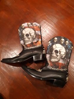 Custom Leather Bad Boy Boots