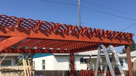 Build patio shade