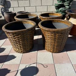 New Flower Pots Made Out Of Cement 
