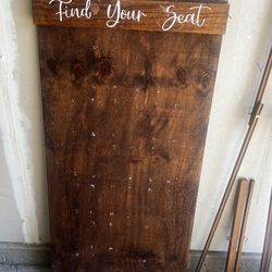 Seating Chart Board
