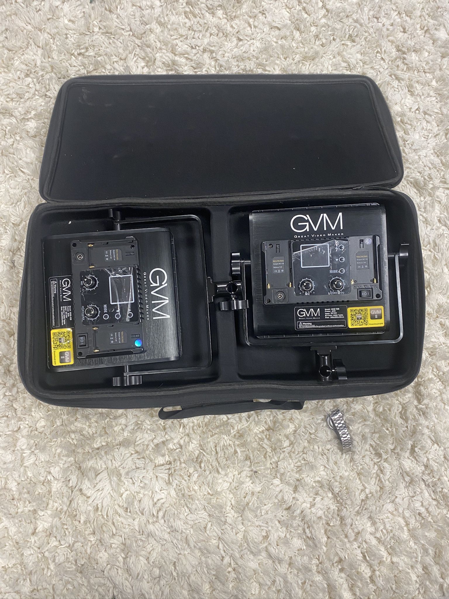 GVM 800D II lights (x3)