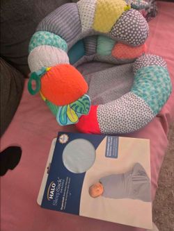 Halo sleep sack swaddle and infantino