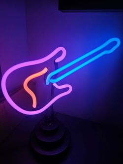 Guitar Neon Light Sign