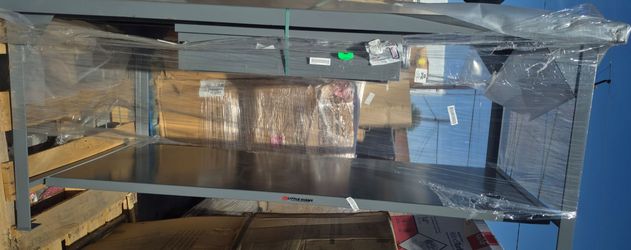 Little Giant Heavy-duty 84"Wx42"Dx34"H Metal workbench with Drawer