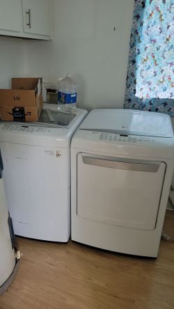 LG washer and dryer