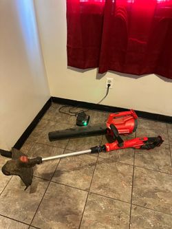 Craftsman  electric weed eater and blower