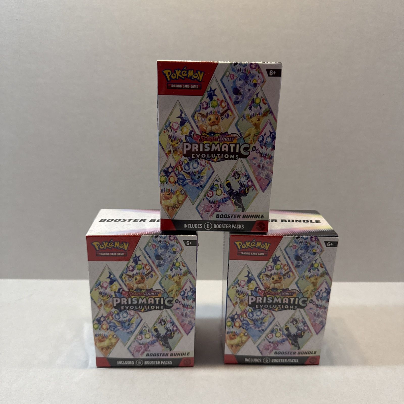 Pokmon TCG Prismatic Evolutions Booster Bundle Sealed Lot of 3 -  joarbit.com