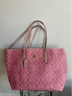 Pink Tote Bag