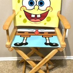 SpongeBob Directors Adult Wood Folding Chair Nickelodeon  