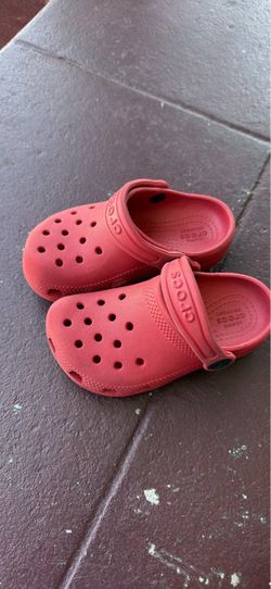Red crocs