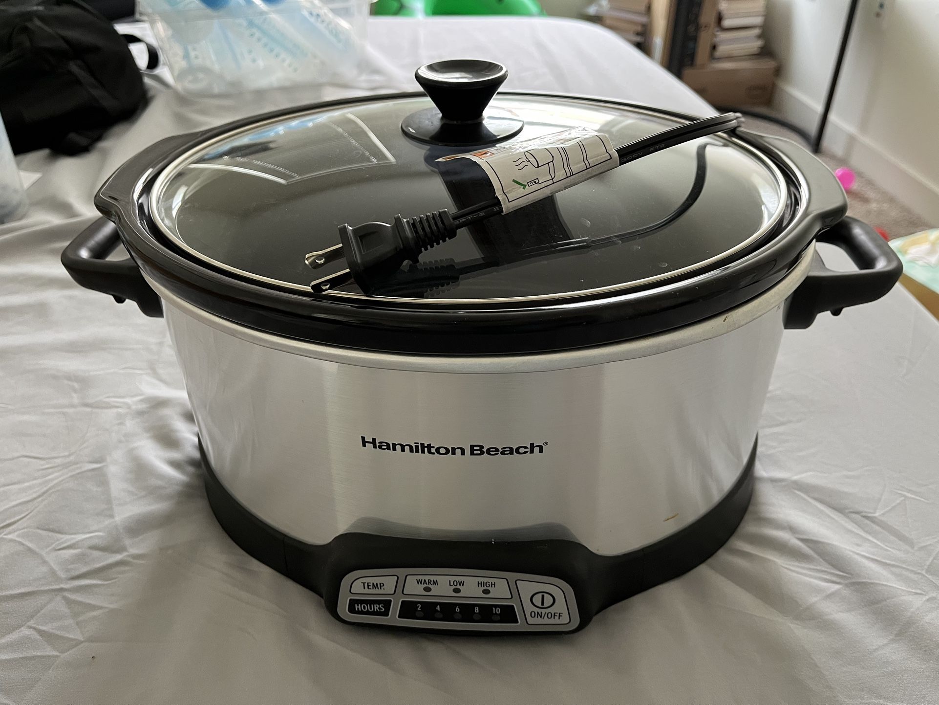 Hamilton Beach Slow Cooker with Food Warmer β Like New
