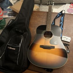 Acoustic Epiphone Guitar