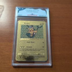 PGC Gem Mint 10 Gold Foil Pikachu