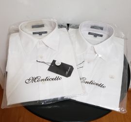 White Men Shirt Large 16 - 161/2