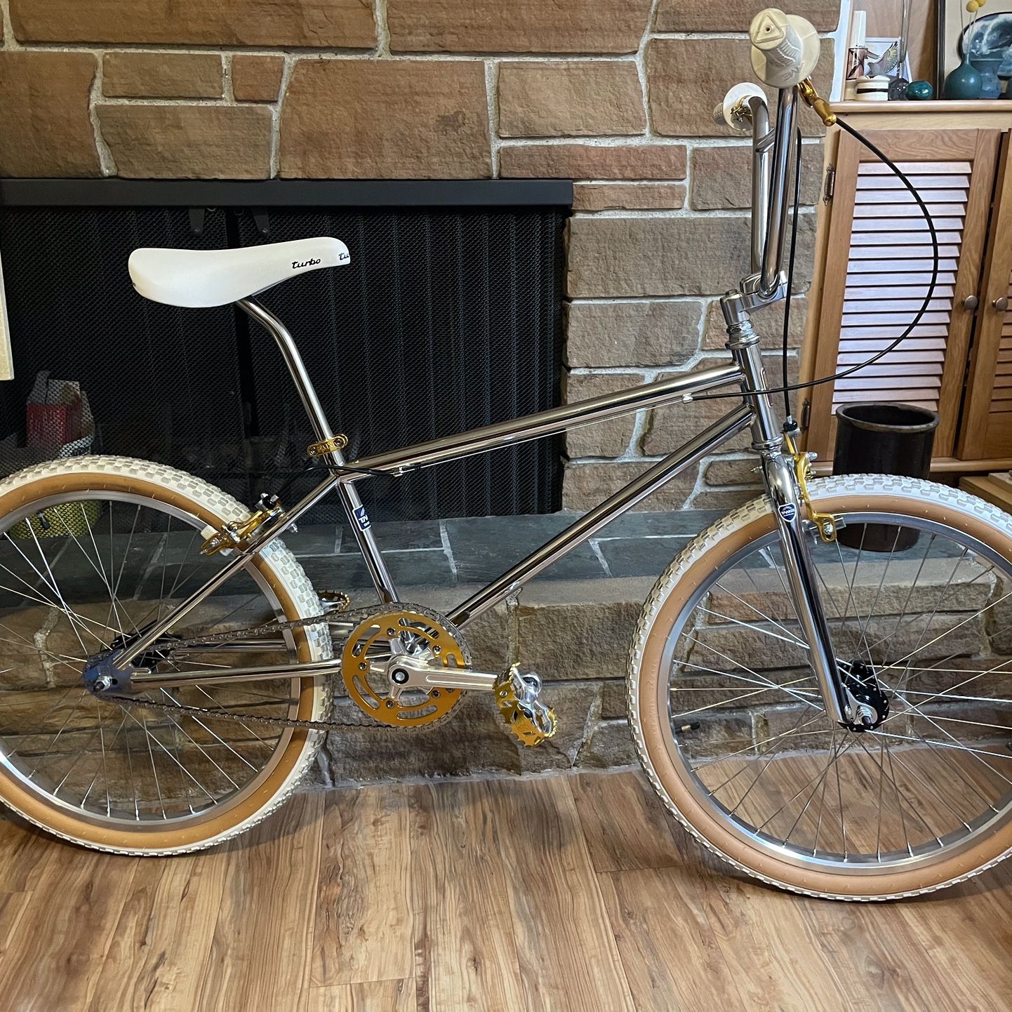 1 Of 100 Mint condition MONZA 24 Inch CHROME BMX Cruiser with Old