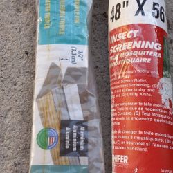 2 Of Them Are New Fiberglass Mesh Screen For Insects And Door Sweeper Sizes Are In The Pictures Both $20 Pick Up At Country Club And Grant 