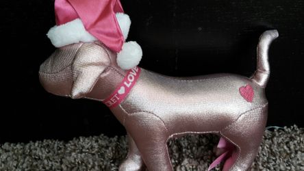 Christmas Pink Dog Victoria's Secret