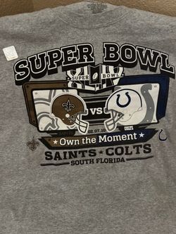 New Saints VS Colts - NEW Super Bowl XLIV Shirt