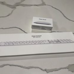 Apple Magic Keyboard With Touch ID And Magic Mouse