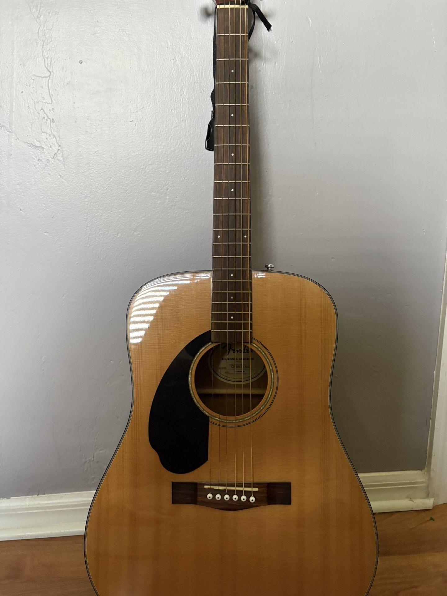 Left handed Fender Guitar Model CD-605 LH NAT