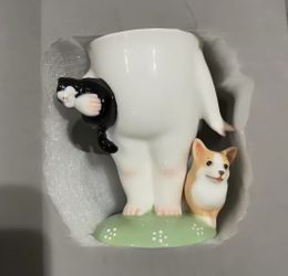 Cute Cat and Dog Mug