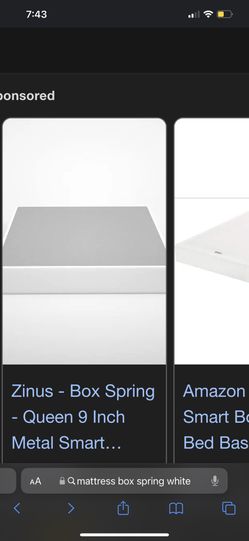 Mattress Box spring Queen Sized 