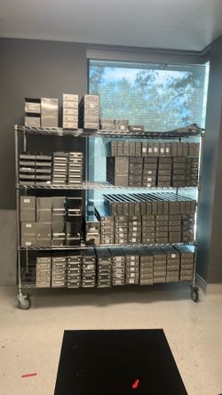 Freezer racks for ultra low freezers