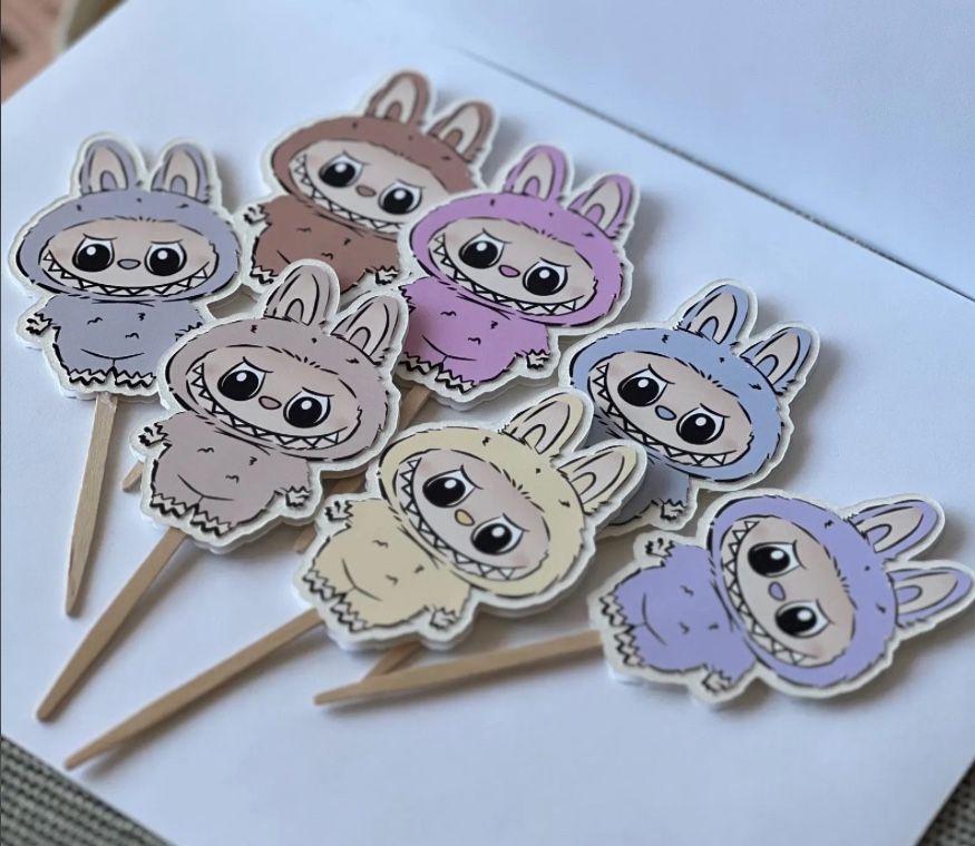 Labubu Cupcaketoppers
