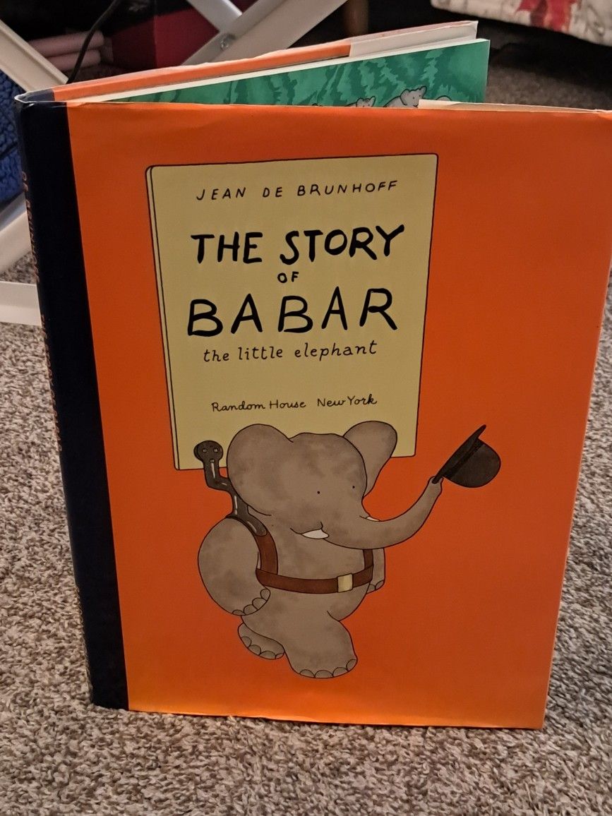 THE STORY OF BABAR The Little Elephant Book De Brunhoff Random House 1984