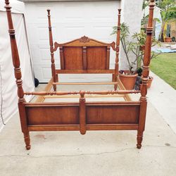 4 Poster Bed Frame By Pulaski - Queen Or Full Option