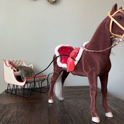 Our Generation Winter Wonderland Horse & Sleigh 