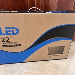 BNIB 22” LED Monitor - $25
