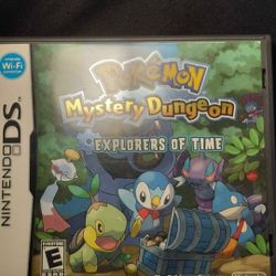 [Original Owner] Nintendo DS - Pokemon Mistery Dungeon: Explorers of Time - Complete In Box