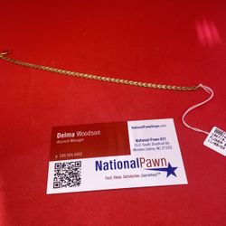 10KT Gold Flower Bracelet 