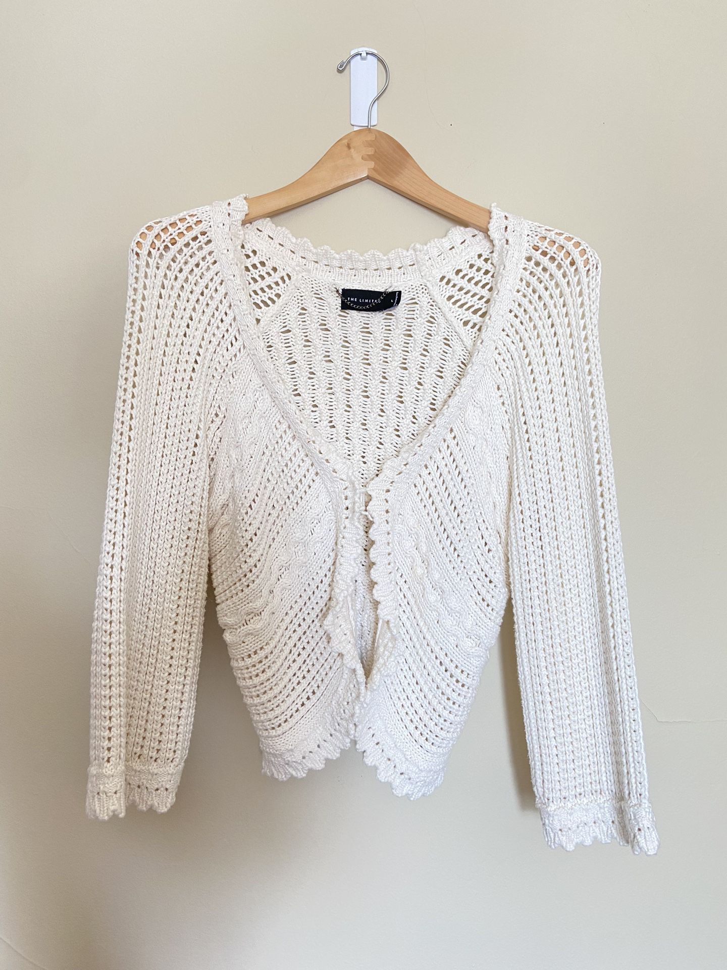 White Crochet Jacket