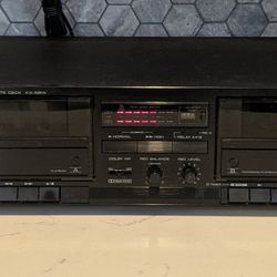 Kenwood Double Cassette Tape Deck Player 