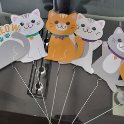 6 Cat Yard Signs