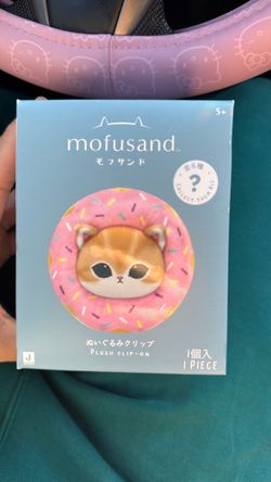 Mofusand Cat Donut Plush Clip-On
