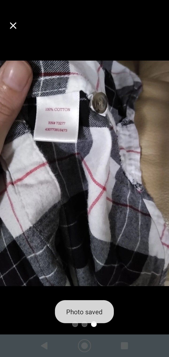 Women's Buffalo Plaid Button Down Shirt Medium