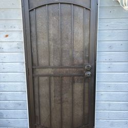 Security Door With Keys 