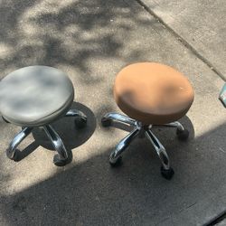 Rolling Adjustable Height, Stools