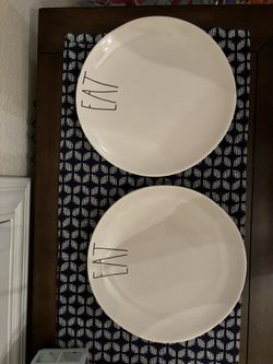 Rae Dunn Eat Dinner Plates