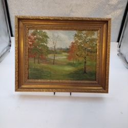 Fall Painting Signed By Artist 
