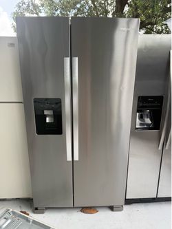 Whirlpool side by side refrigerador 36”W