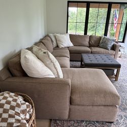 Crate & Barrel Sectional
