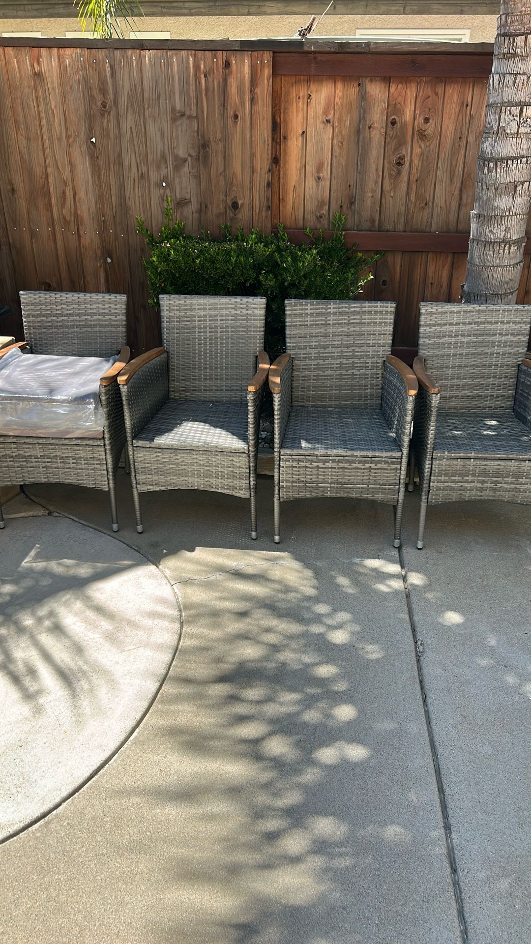 Four brand new chairs, never used