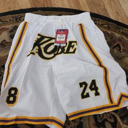 Kobe Bryant 8/24 Shorts Sizes L,XL,XXL