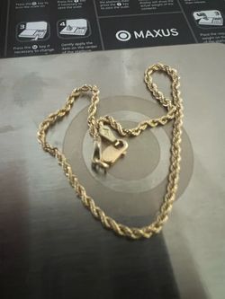 Rope bracelet gold